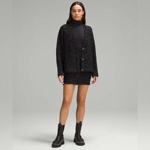 LULULEMON MERINO WOOL LEOPARD CARDIGAN